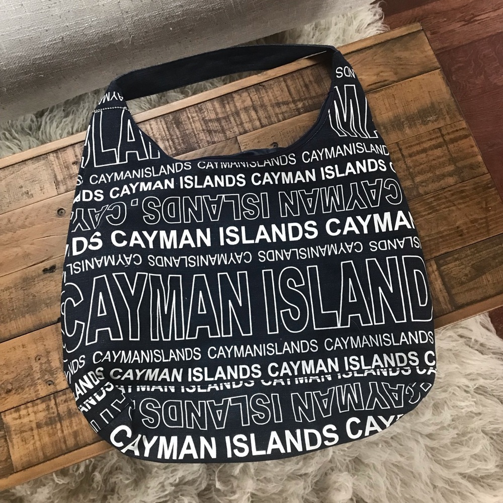 Cayman Island Blue Denim Oversized Tote Bag